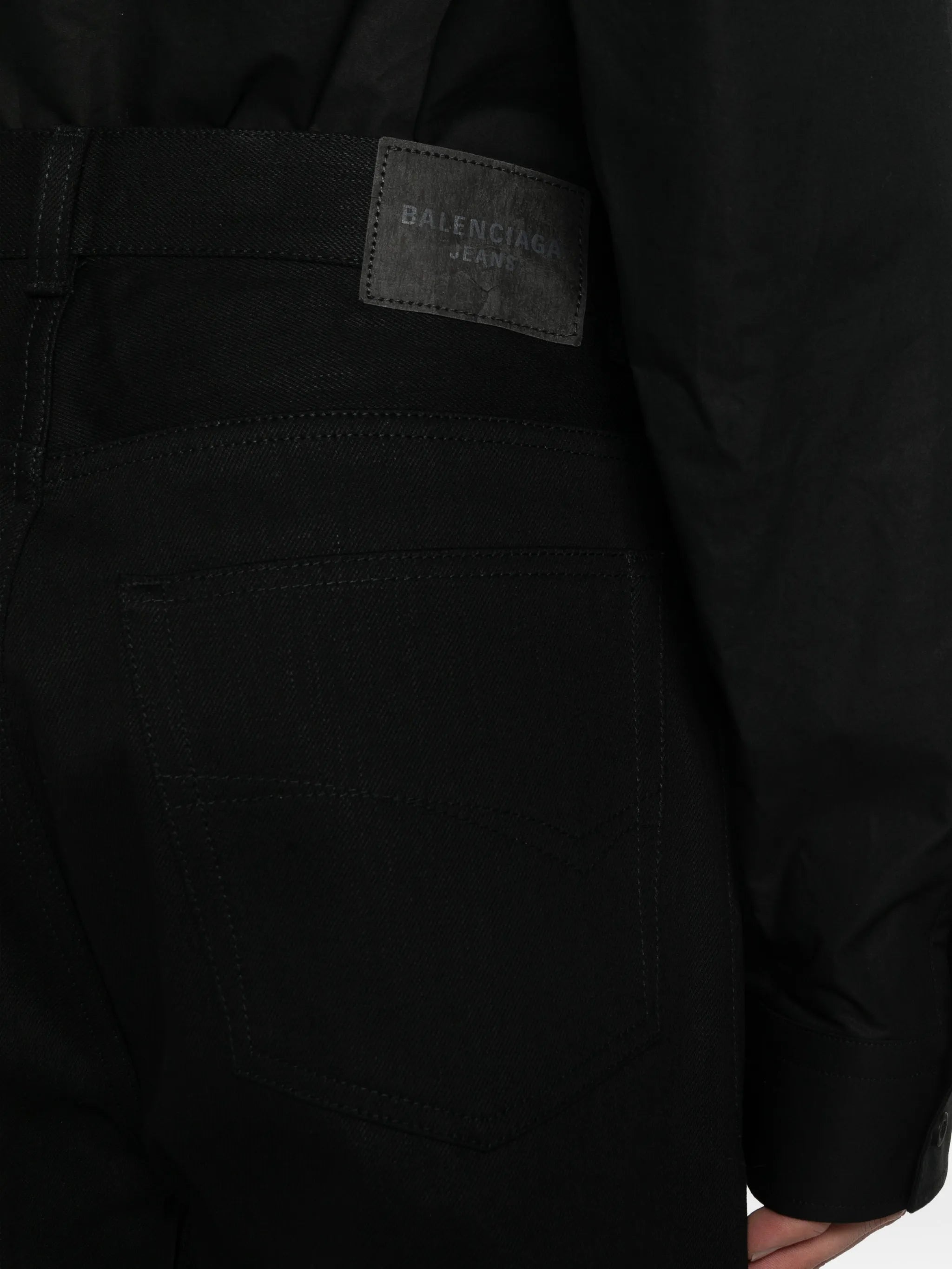Balenciaga Balenciaga Buttoned Straight-leg Jeans, view 2