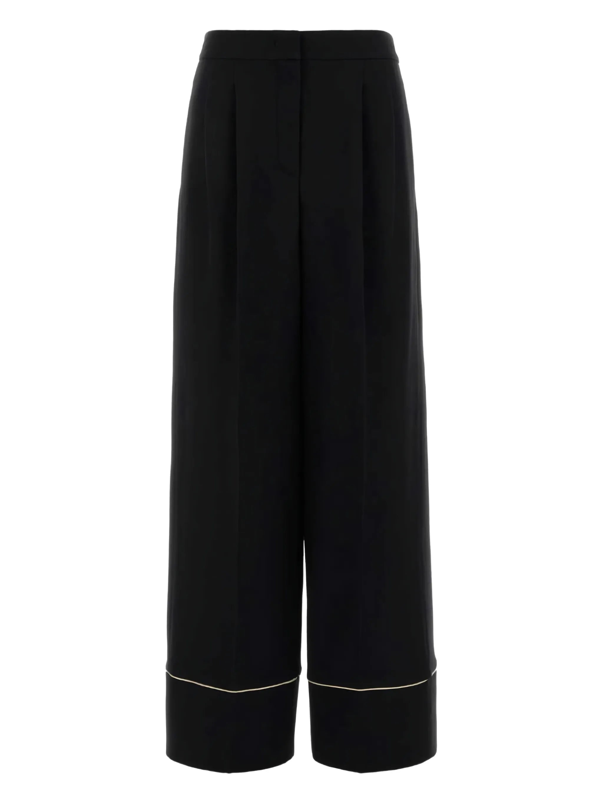 Fendi Fendi Pleated-front Side-pocket Straight Trousers