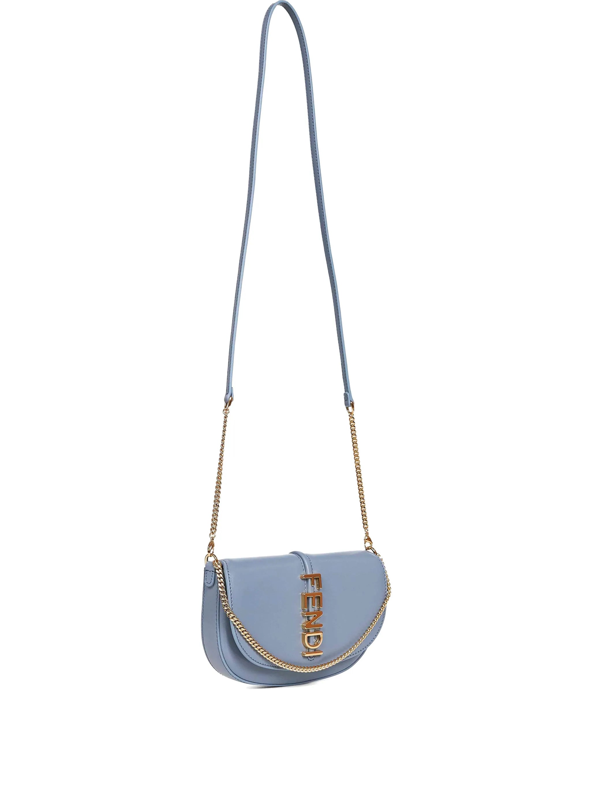 Fendi Fendi Lettering Chain Cross Body Bag