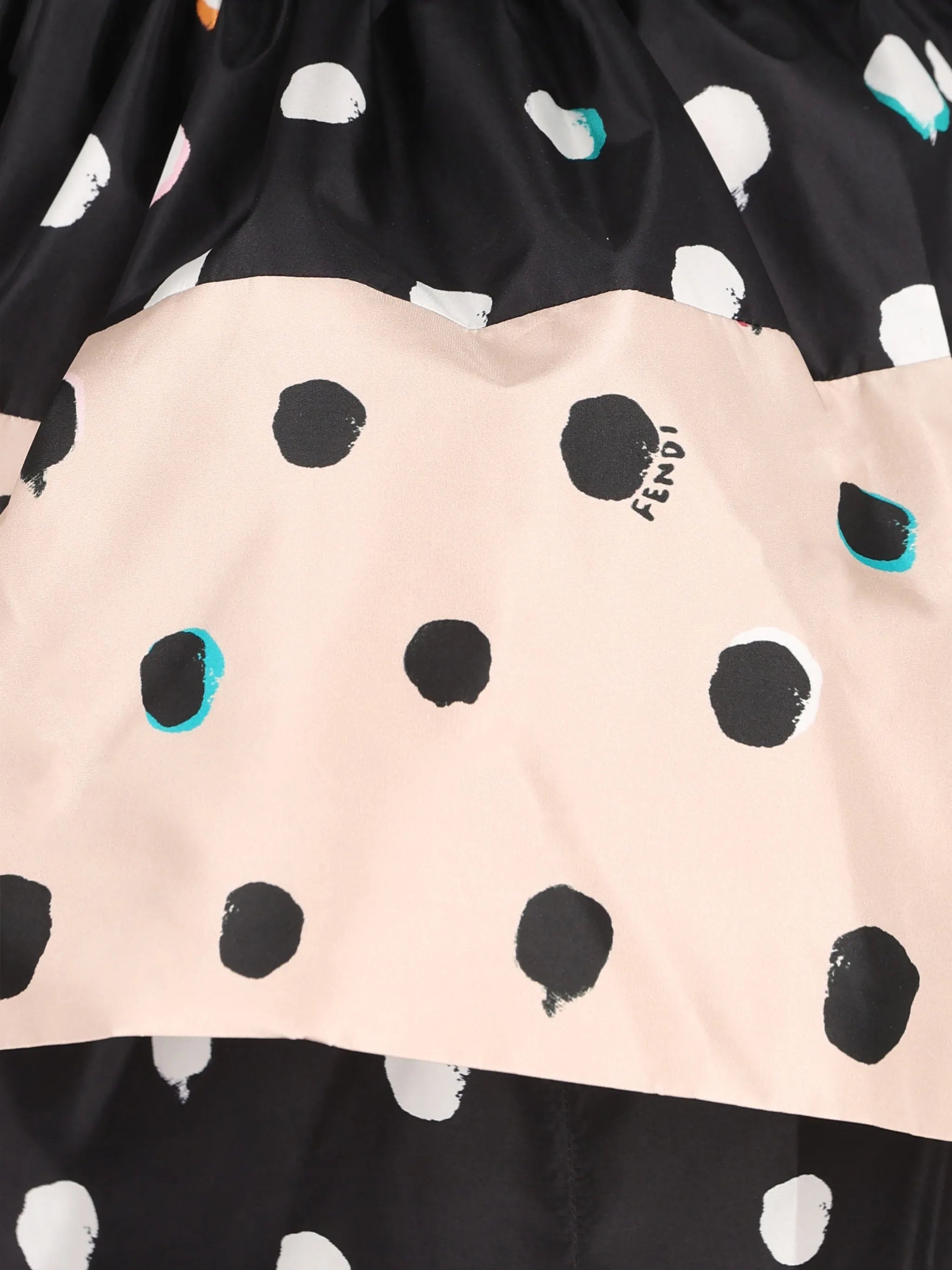 Fendi Fendi Falena Dots Peplum Mini Dress, view 2