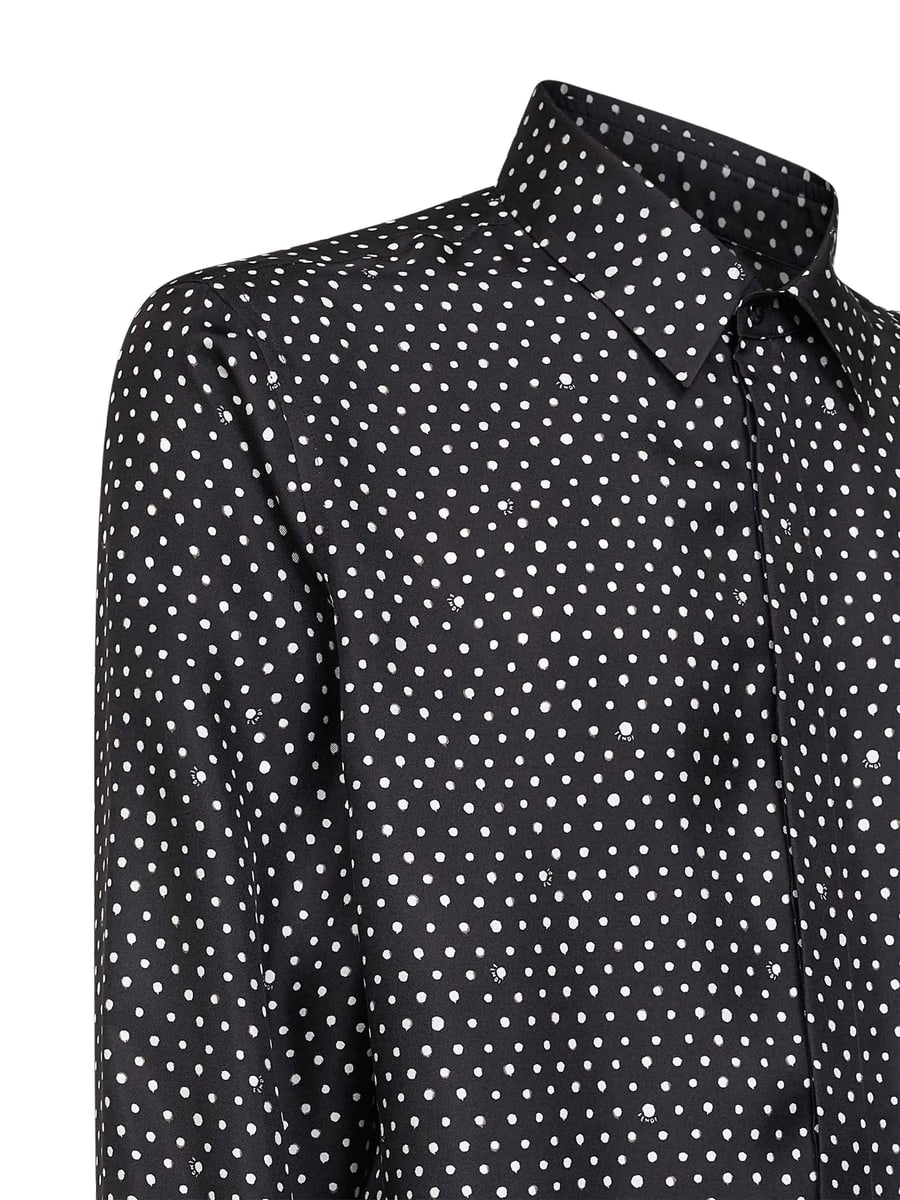 Fendi Fendi Button Dots Print Shirt, view 3