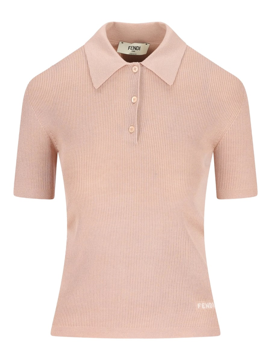 Fendi Fendi Button-shirt Short-sleeve Polo Shirt