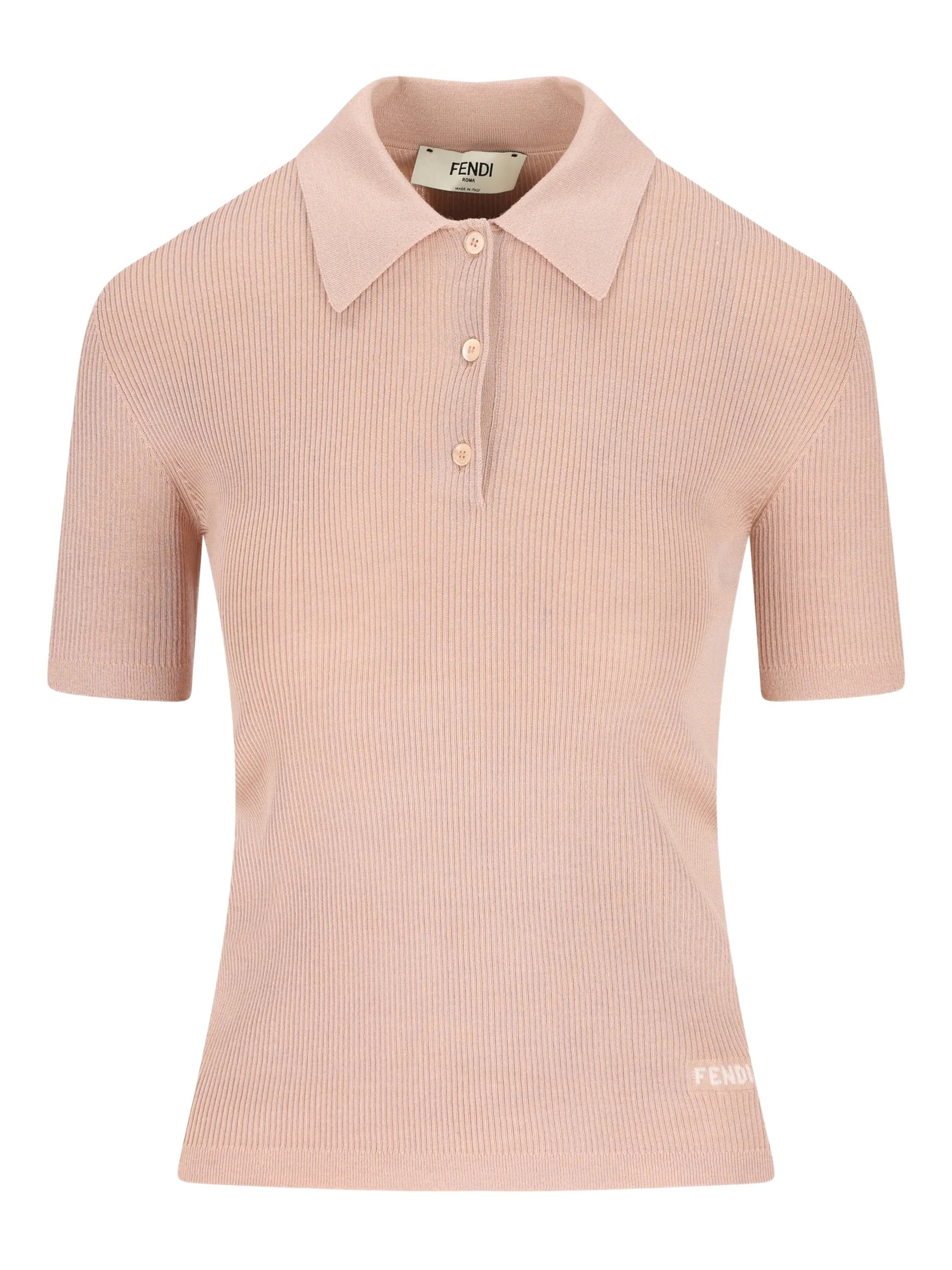 Fendi Fendi Button-shirt Short-sleeve Polo Shirt