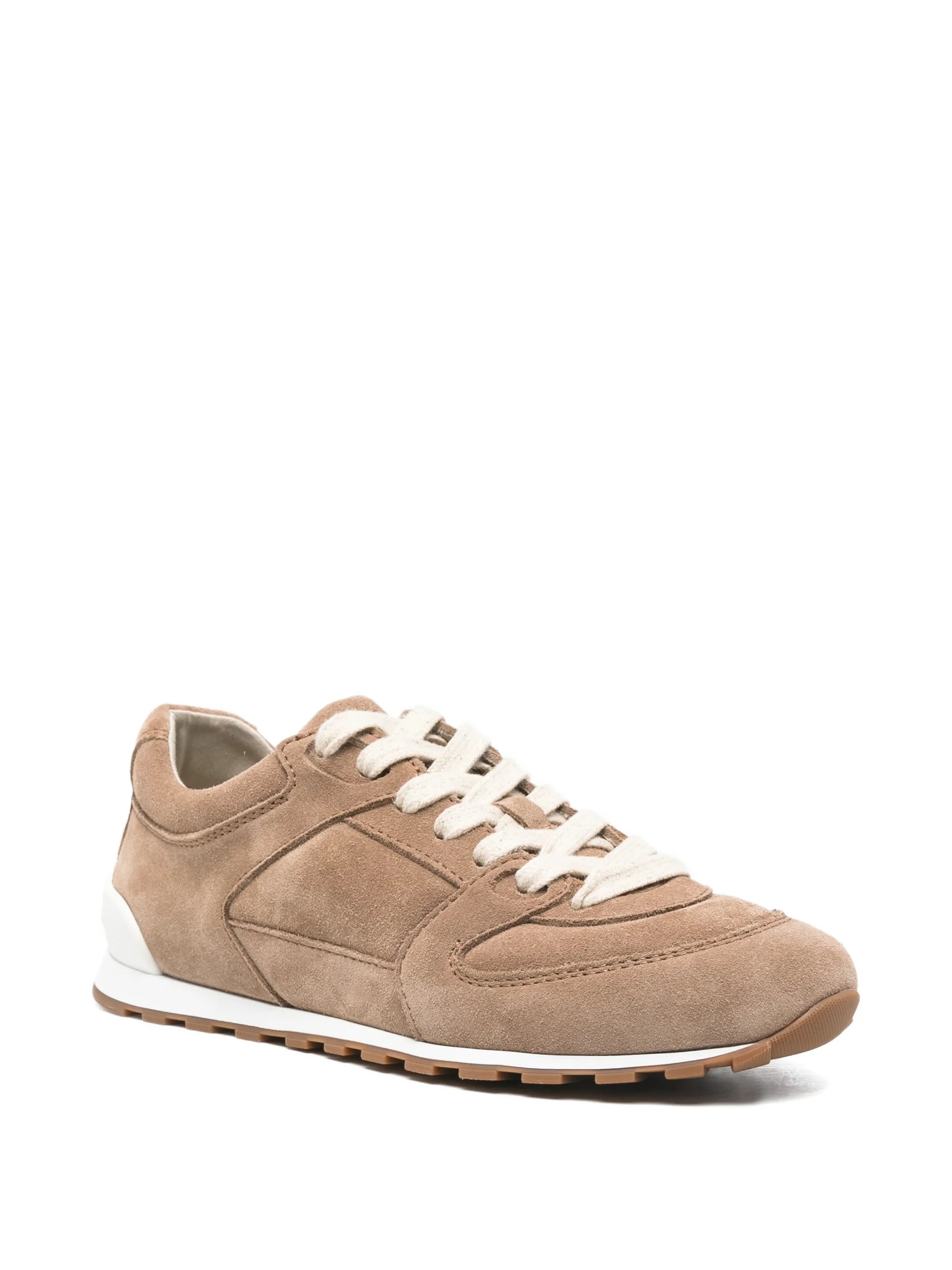 Brunello Cucinelli Brunello Cucinelli Suede Panelled Trainers, view 2