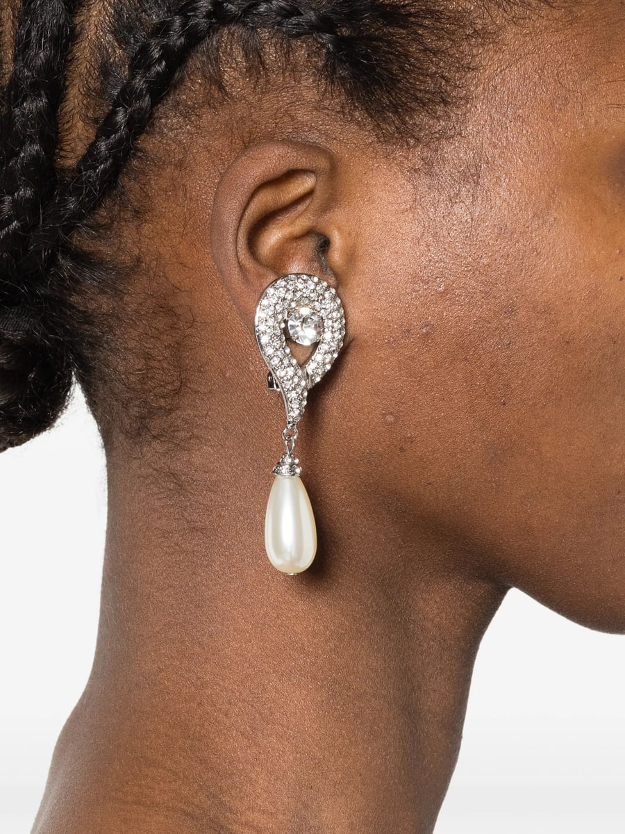 Alessandra Rich Alessandra Rich Faux-pearl Earrings, view 2