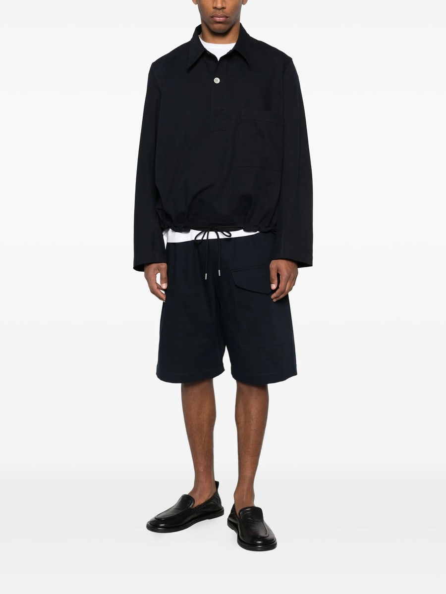 Studio Nicholson Studio Nicholson Elasticated-waistband Shorts, view 4