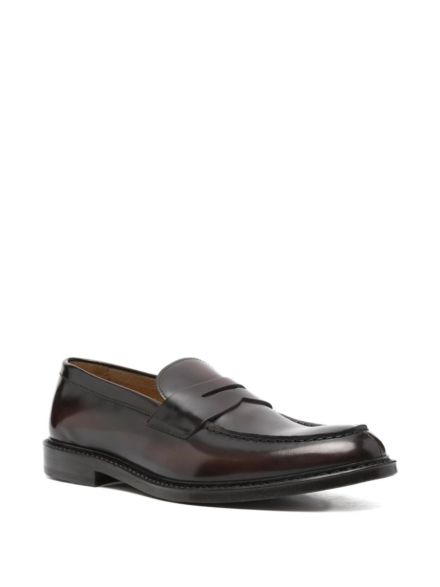 Doucal's Doucal's Plain Loafers, view 2