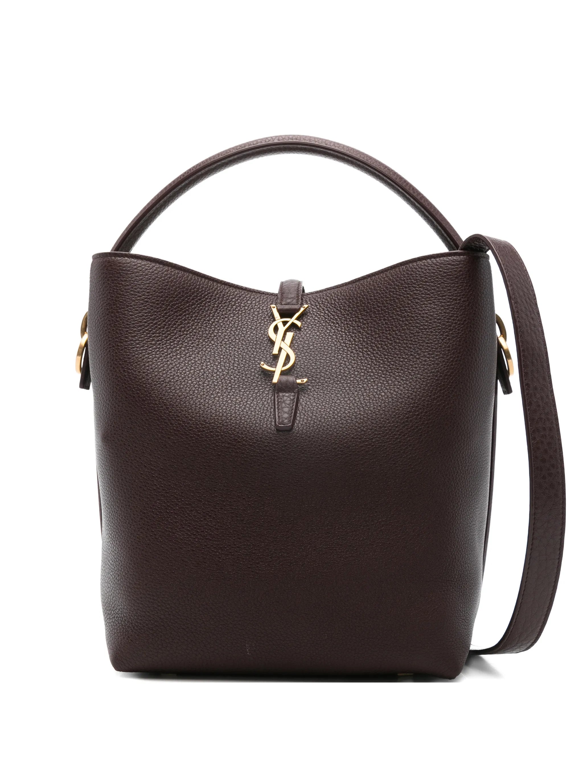 Saint Laurent Saint Laurent Supple Le 37 Logo-hardware Bucket Bag