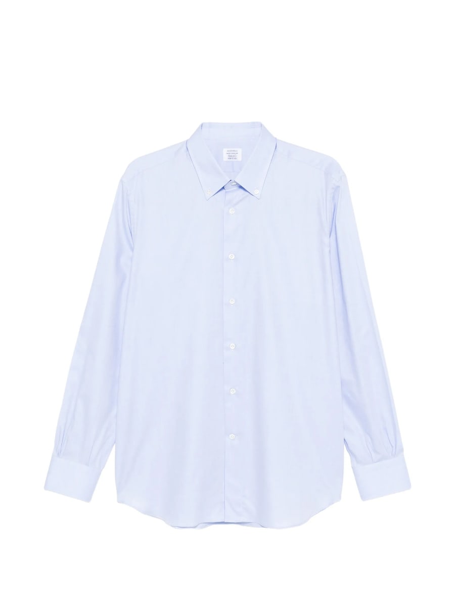 Mazzarelli Mazzarelli Point-collar Shirt