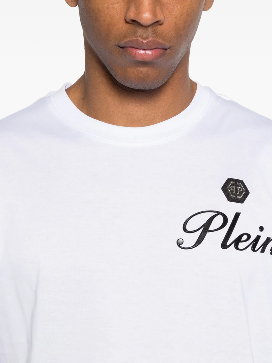 Philipp Plein Philipp Plein Logo-detail T-shirt, view 4