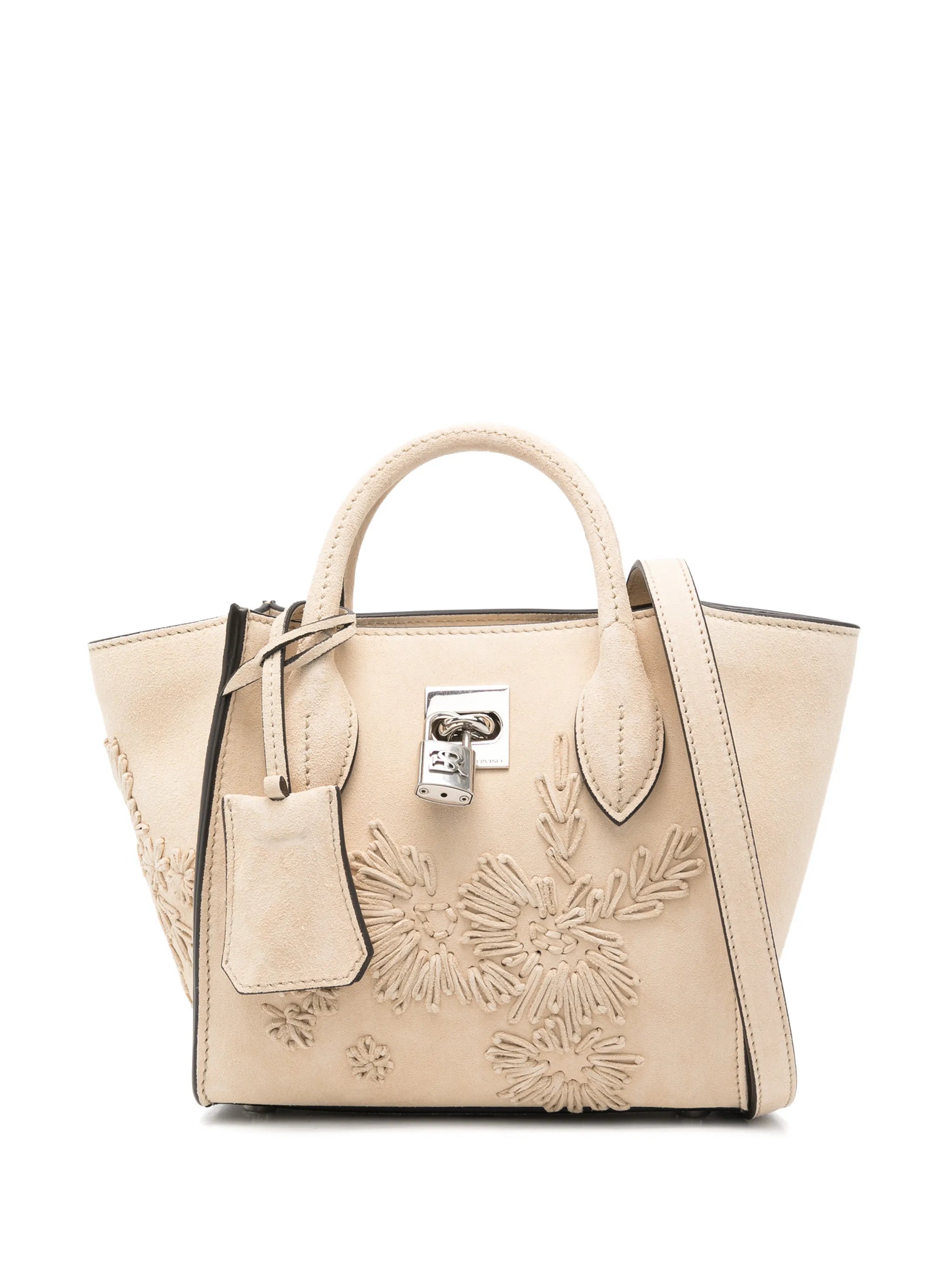 Ermanno Scervino Ermanno Scervino Mini Maggie Floral-detail Tote Bag