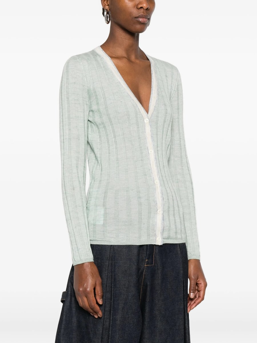 Prada Prada Ribbed Cardigan, view 2