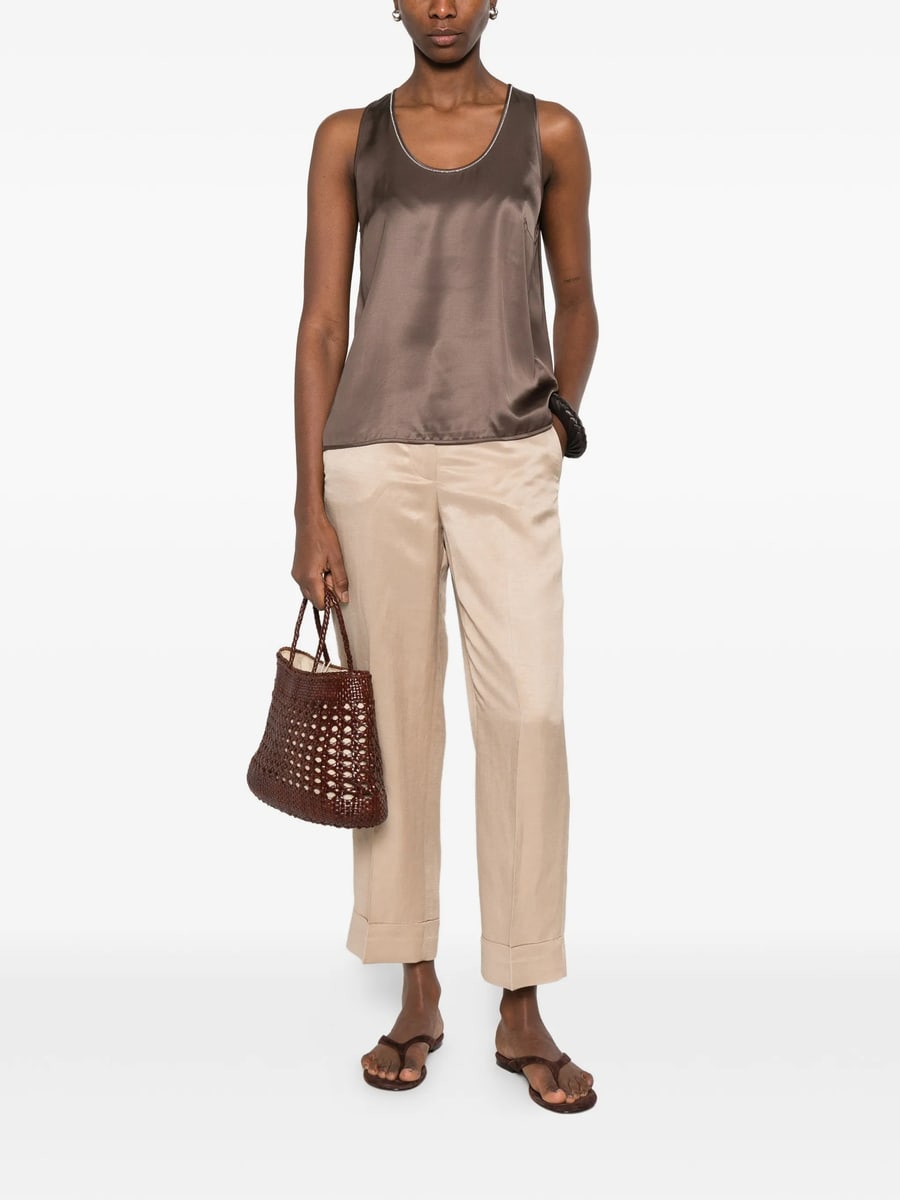 Peserico Peserico Cuffed Trousers, view 3