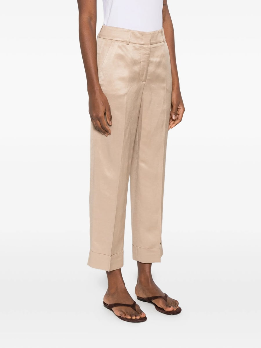 Peserico Peserico Cuffed Trousers, view 4