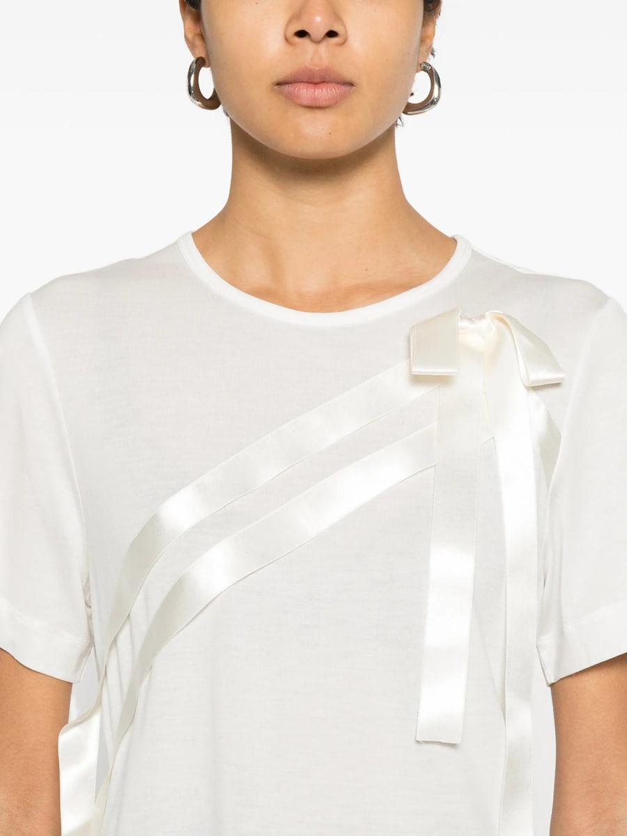 Simone Rocha Simone Rocha Sash Bow T-shirt, view 3