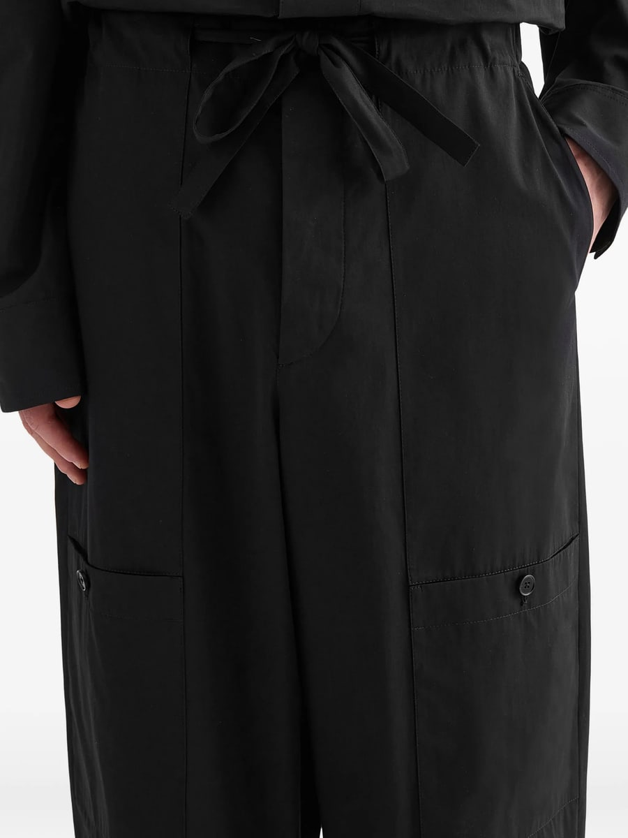 Jil Sander Jil Sander Cotton Poplin Cargo Trousers, view 3