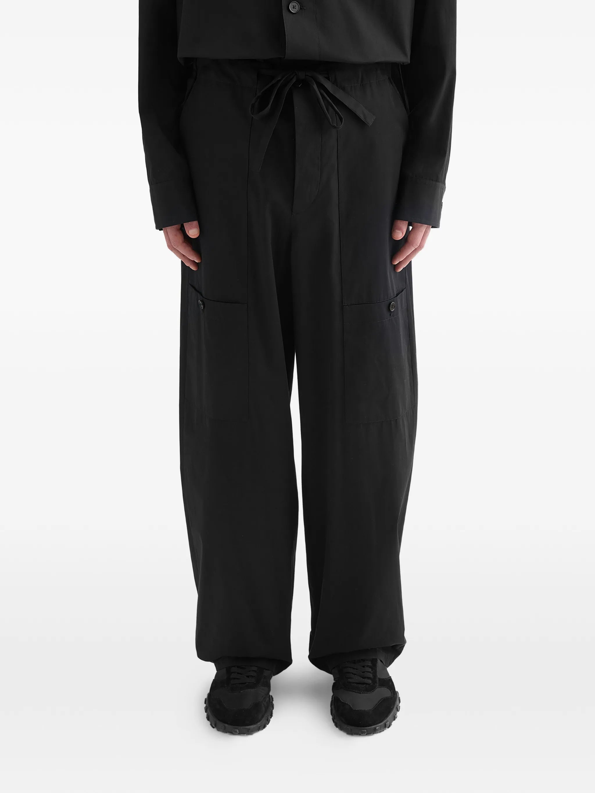 Jil Sander Jil Sander Cotton Poplin Cargo Trousers, view 2