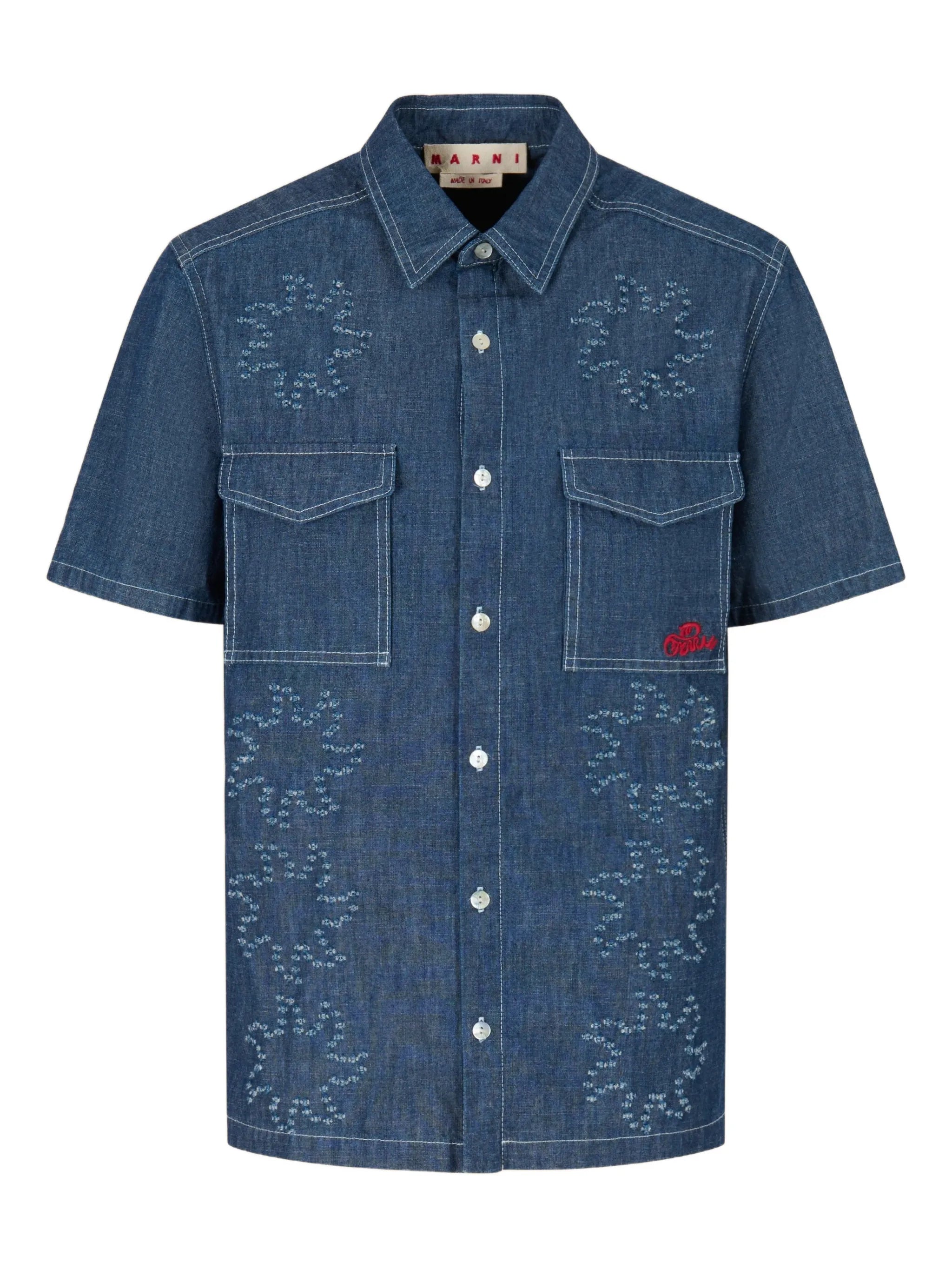 Marni Marni Pockets Sun-detail Shirt