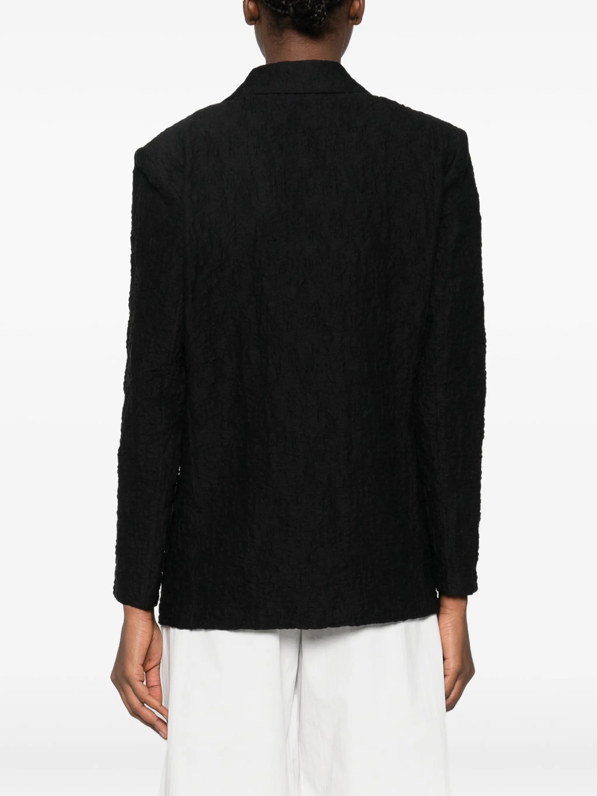 Harris Wharf London Harris Wharf London Textured Single-breasted Jacket, view 2