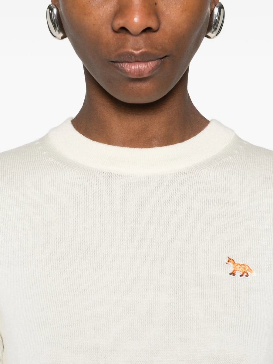 Maison Kitsuné Maison Kitsuné Fox Embroidered Sweater, view 4