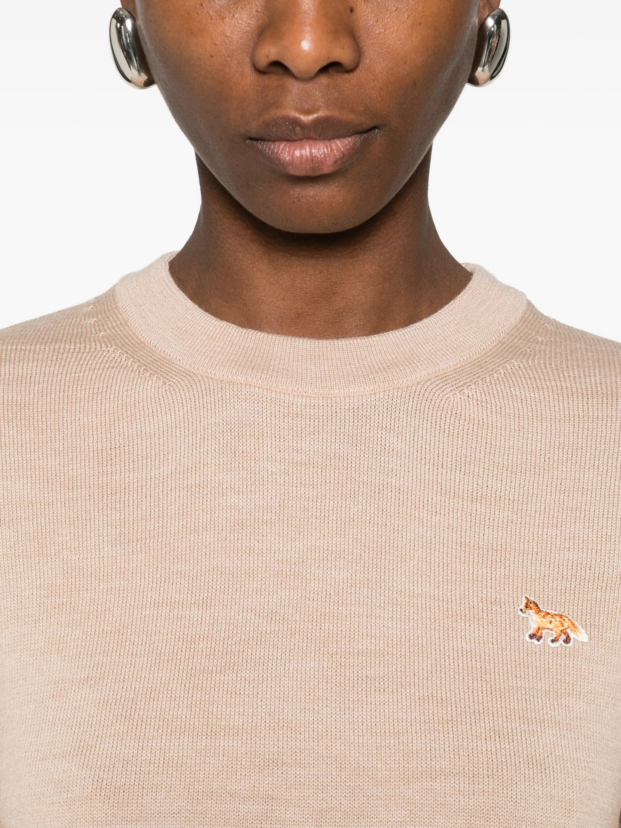 Maison Kitsuné Maison Kitsuné Fox Crewneck Sweater, view 2