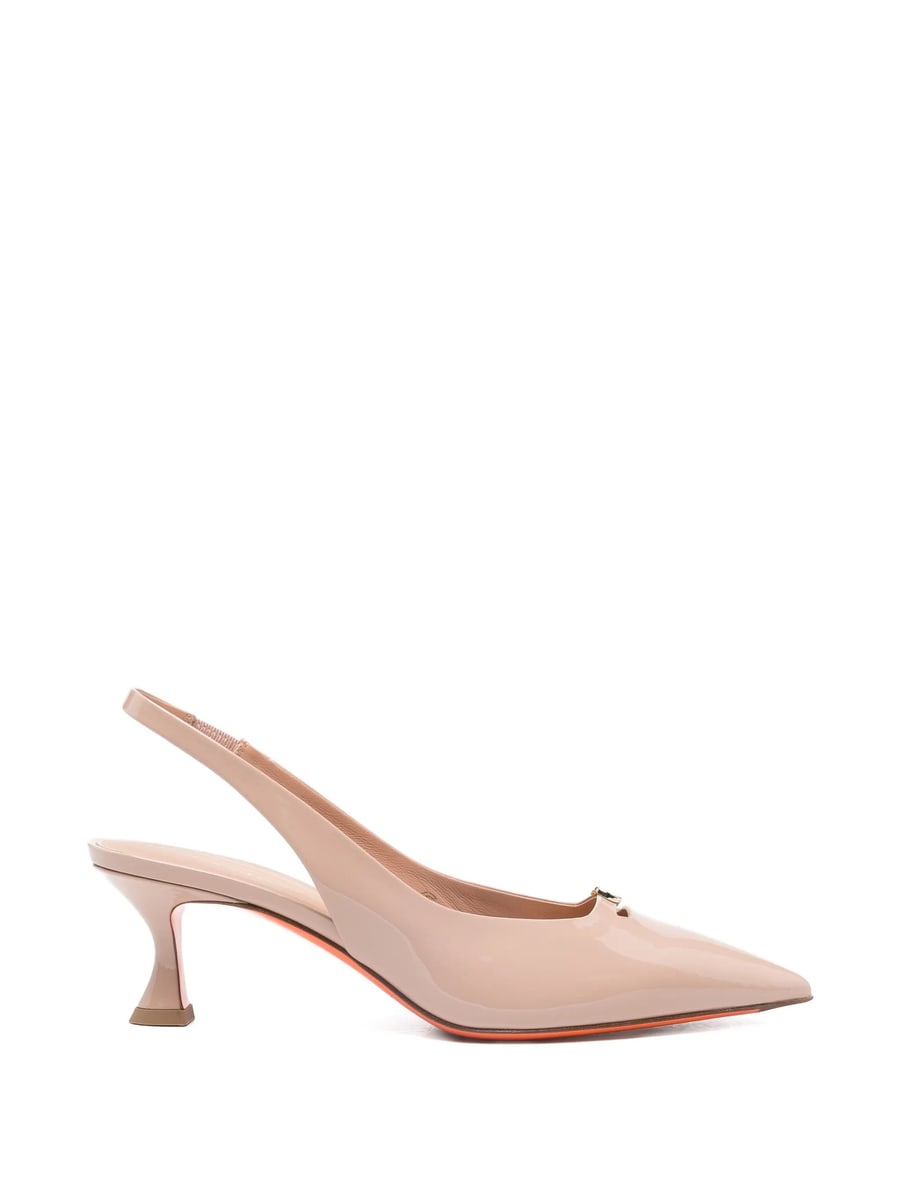 Santoni Santoni Point-toe Slingback Pumps