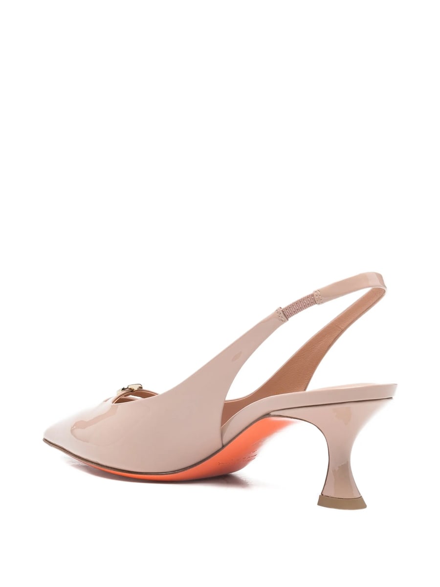 Santoni Santoni Point-toe Slingback Pumps, view 4