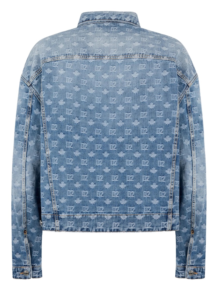 Dsquared2 Dsquared2 Logo-embellishment Denim Jacket, view 2