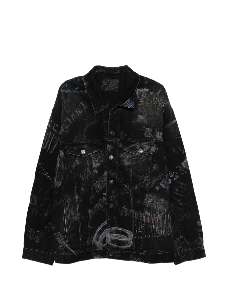 Balenciaga Balenciaga Graphic-print Jacket