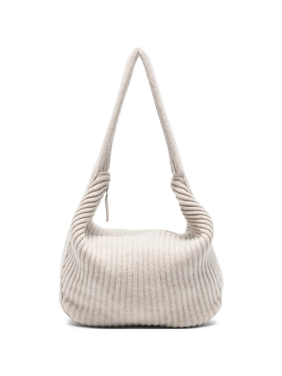 Aya Muse Aya Muse Ribbed Zip Shoulder Bag