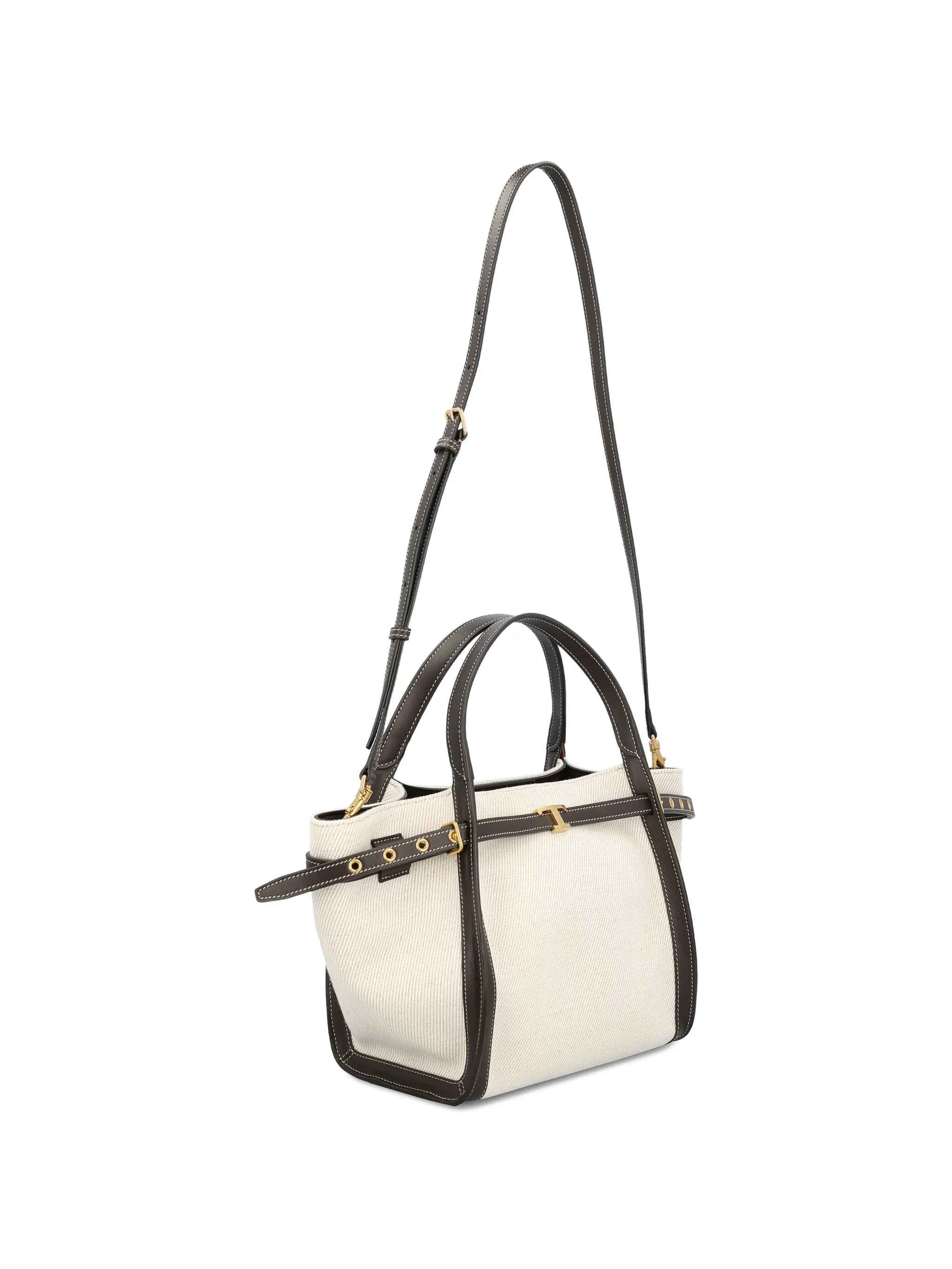 Tod's Tod's T Buckle Canvas Tote Bag, view 2