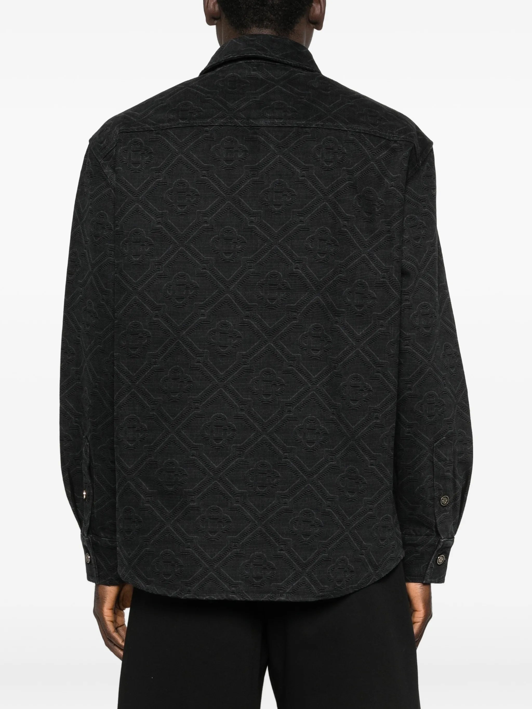 Casablanca Casablanca Monogram Denim Shirt, view 2