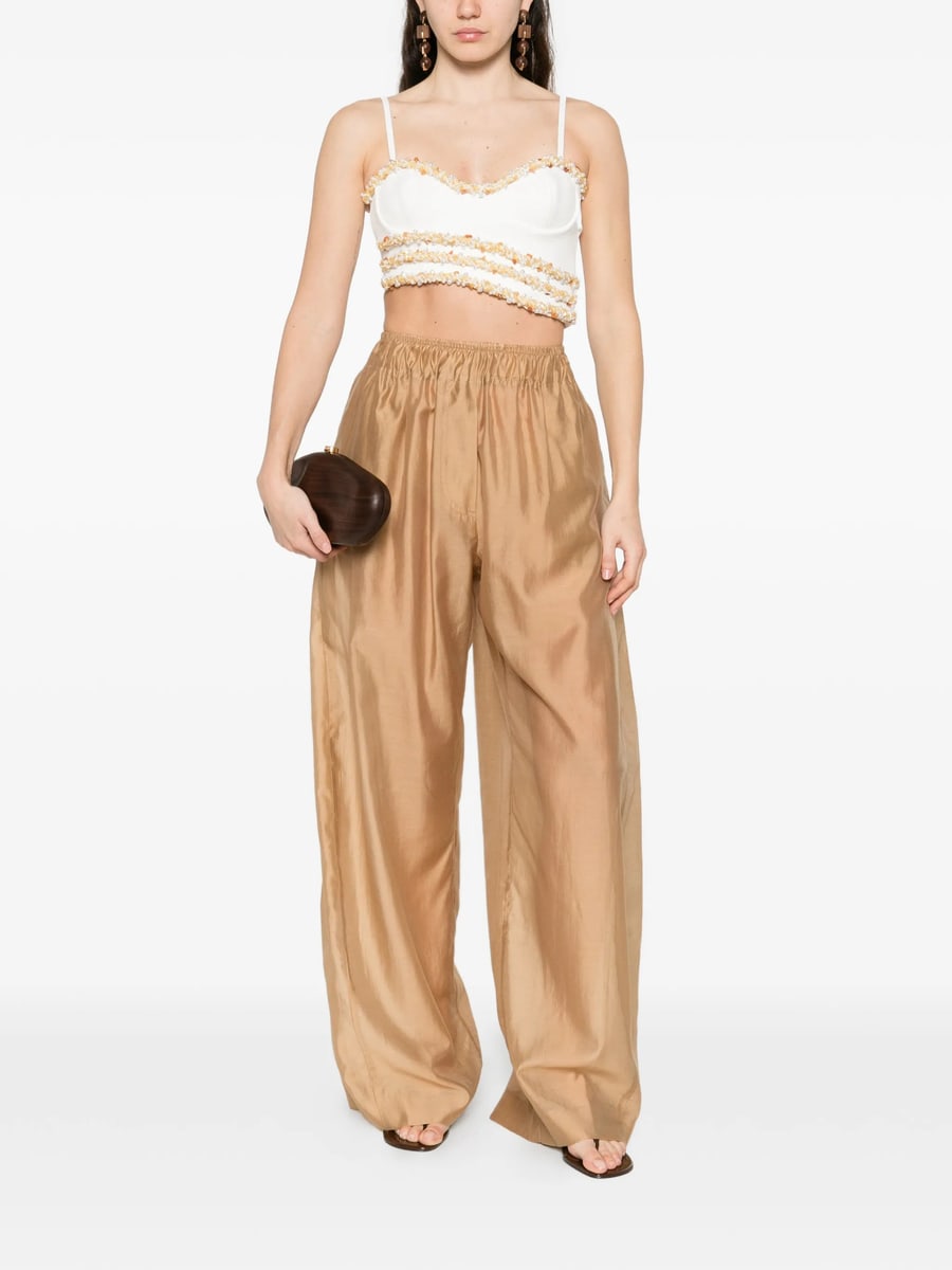 Patbo Patbo Jade Embellished Crop Top, view 2