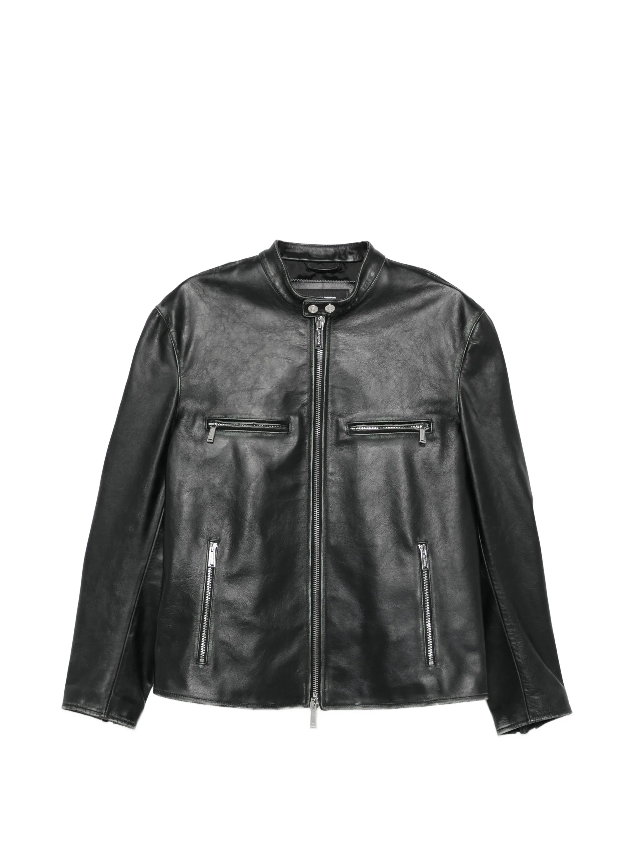 Dsquared2 Dsquared2 Bad Boy Zip-up Leather Jacket
