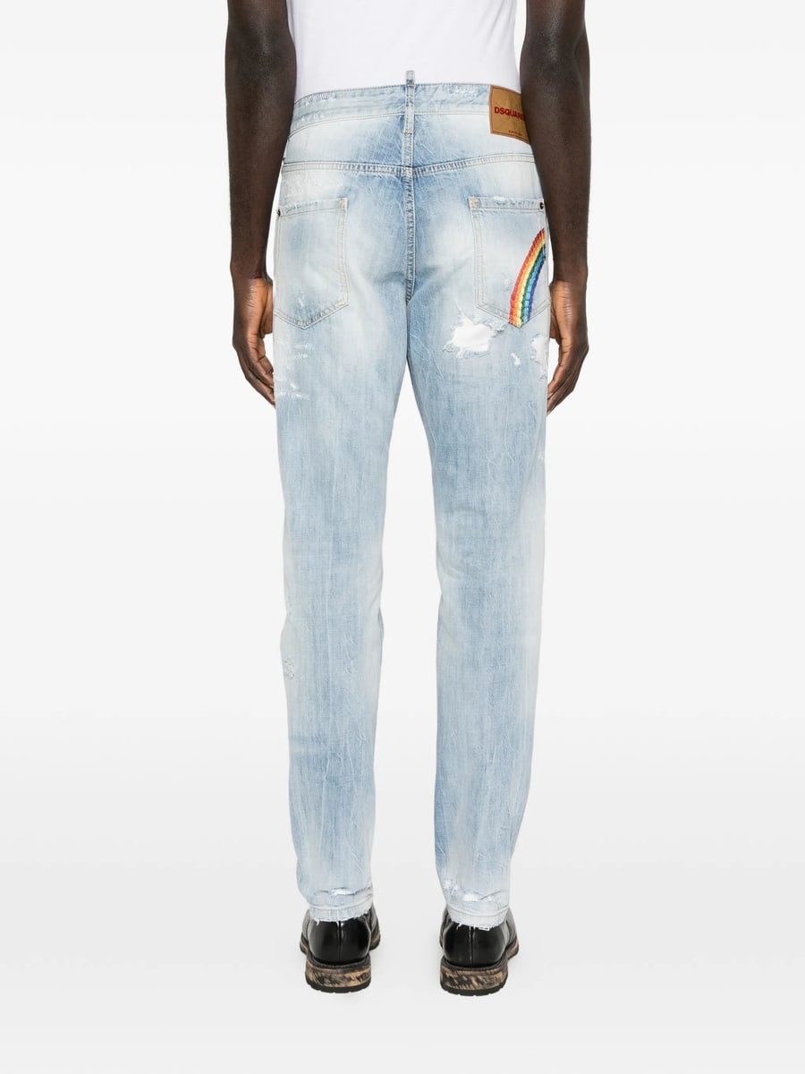 Dsquared2 Dsquared2 Teddy Distressed Jeans, view 5