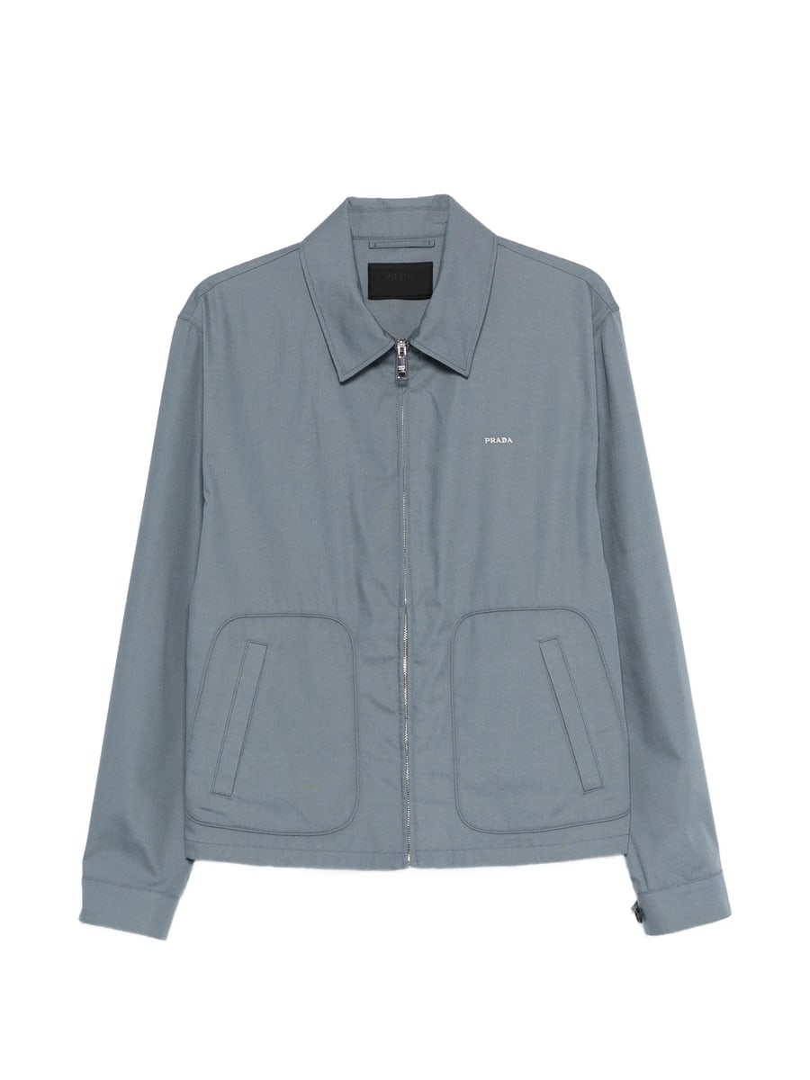 Prada Prada Technical Cotton Zipper Blouson Jacket