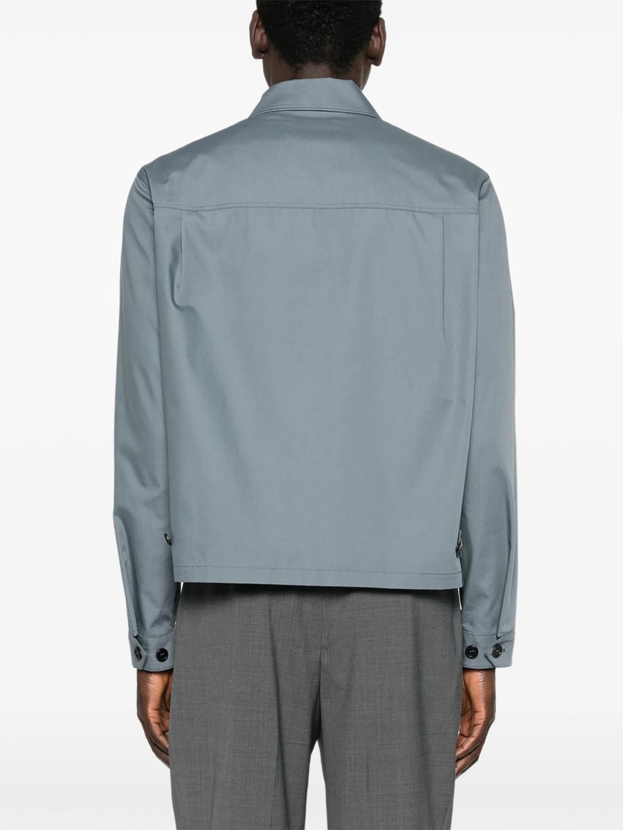 Prada Prada Technical Cotton Zipper Blouson Jacket, view 5