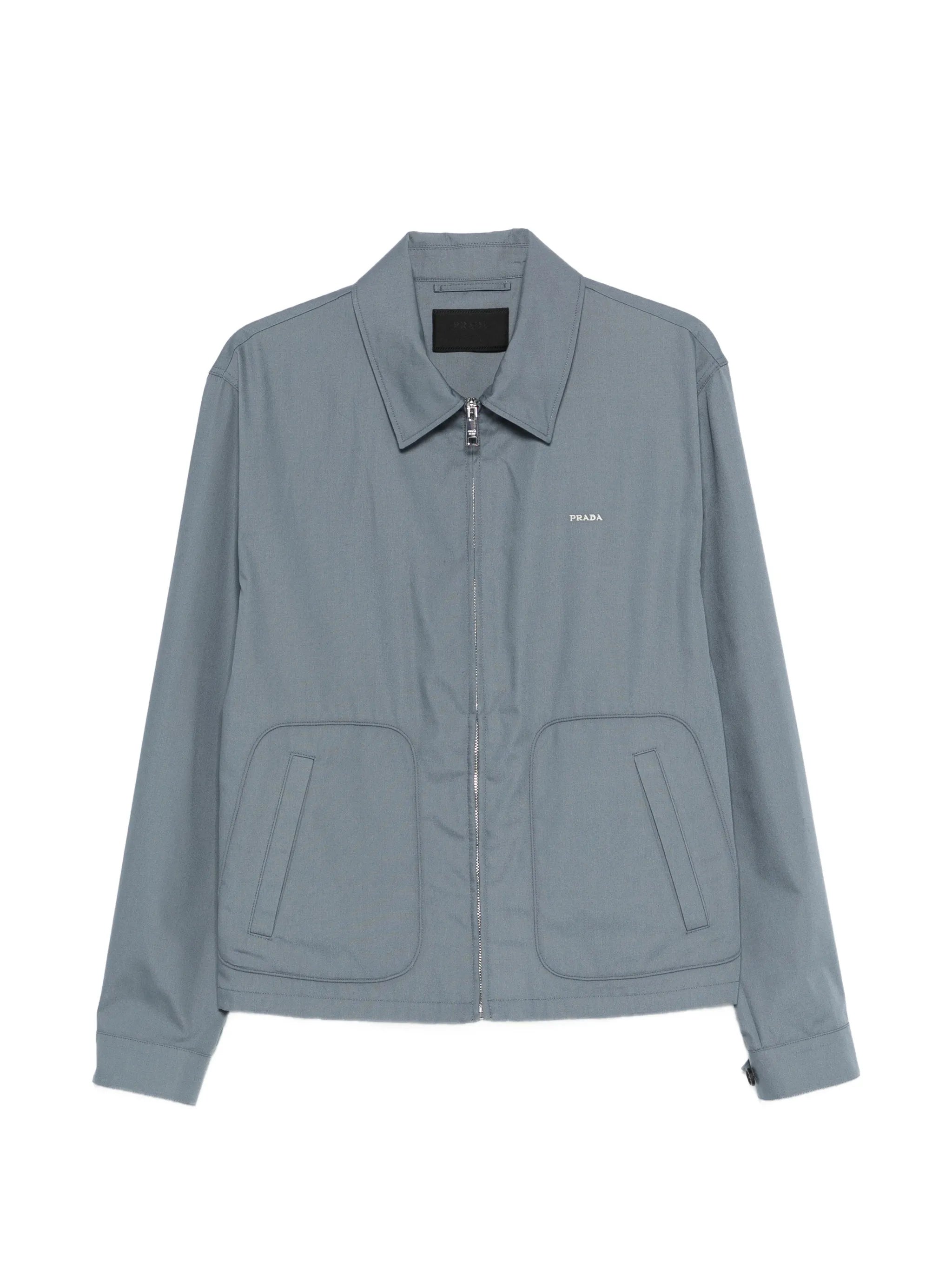Prada Prada Technical Cotton Zipper Blouson Jacket