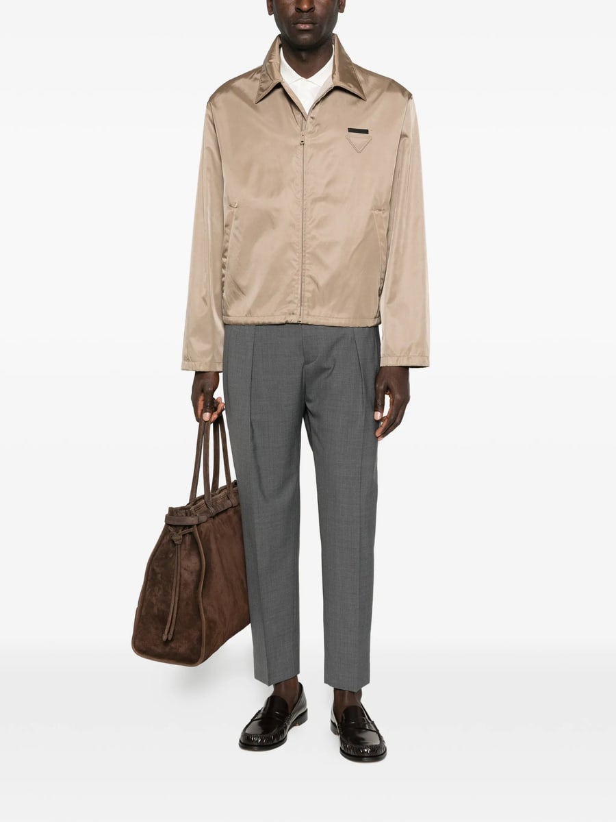 Prada Prada Re-Nylon Blouson Zipper Jacket, view 2
