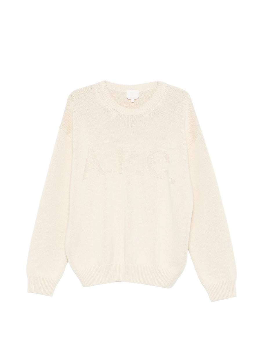 A.P.C. A.p.c. Logo-detail Crew-neck Sweater