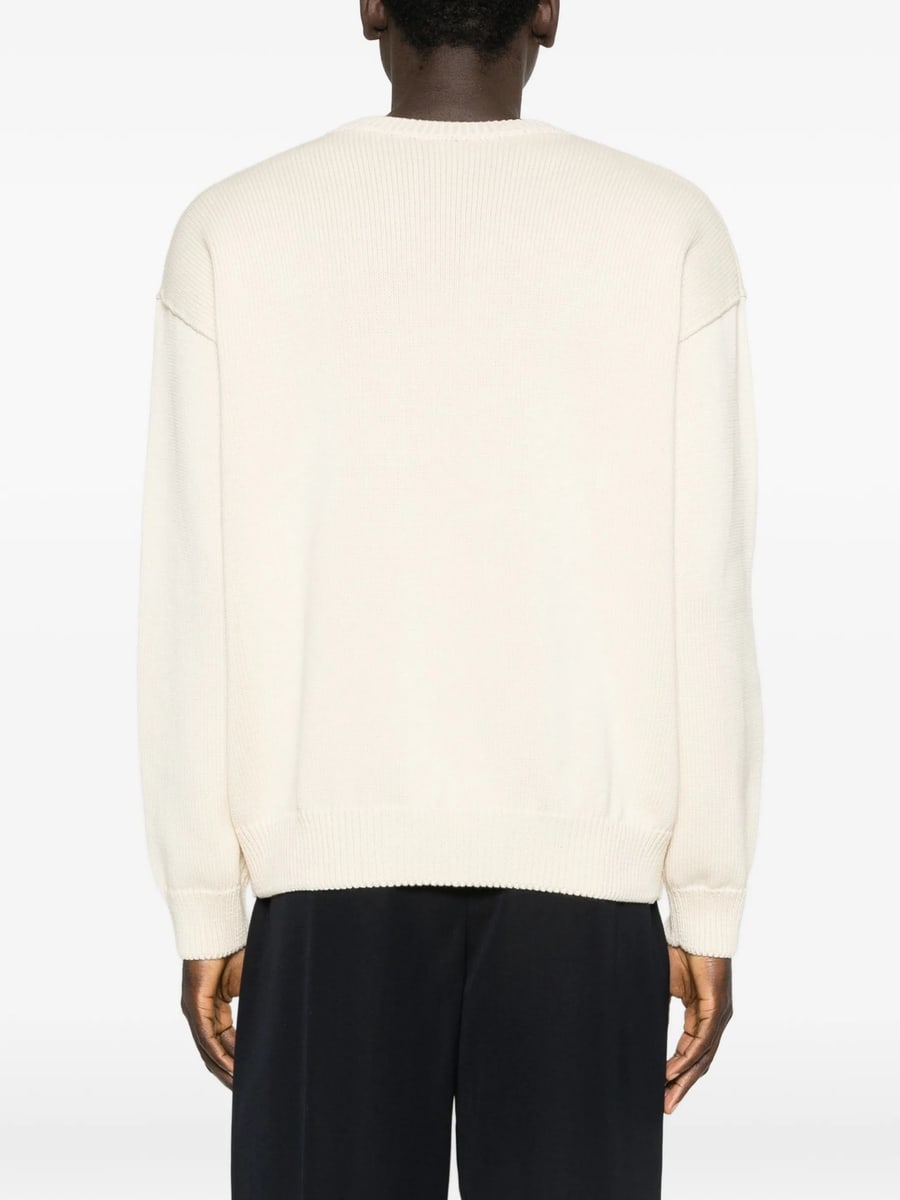 A.P.C. A.p.c. Logo-detail Crew-neck Sweater, view 4