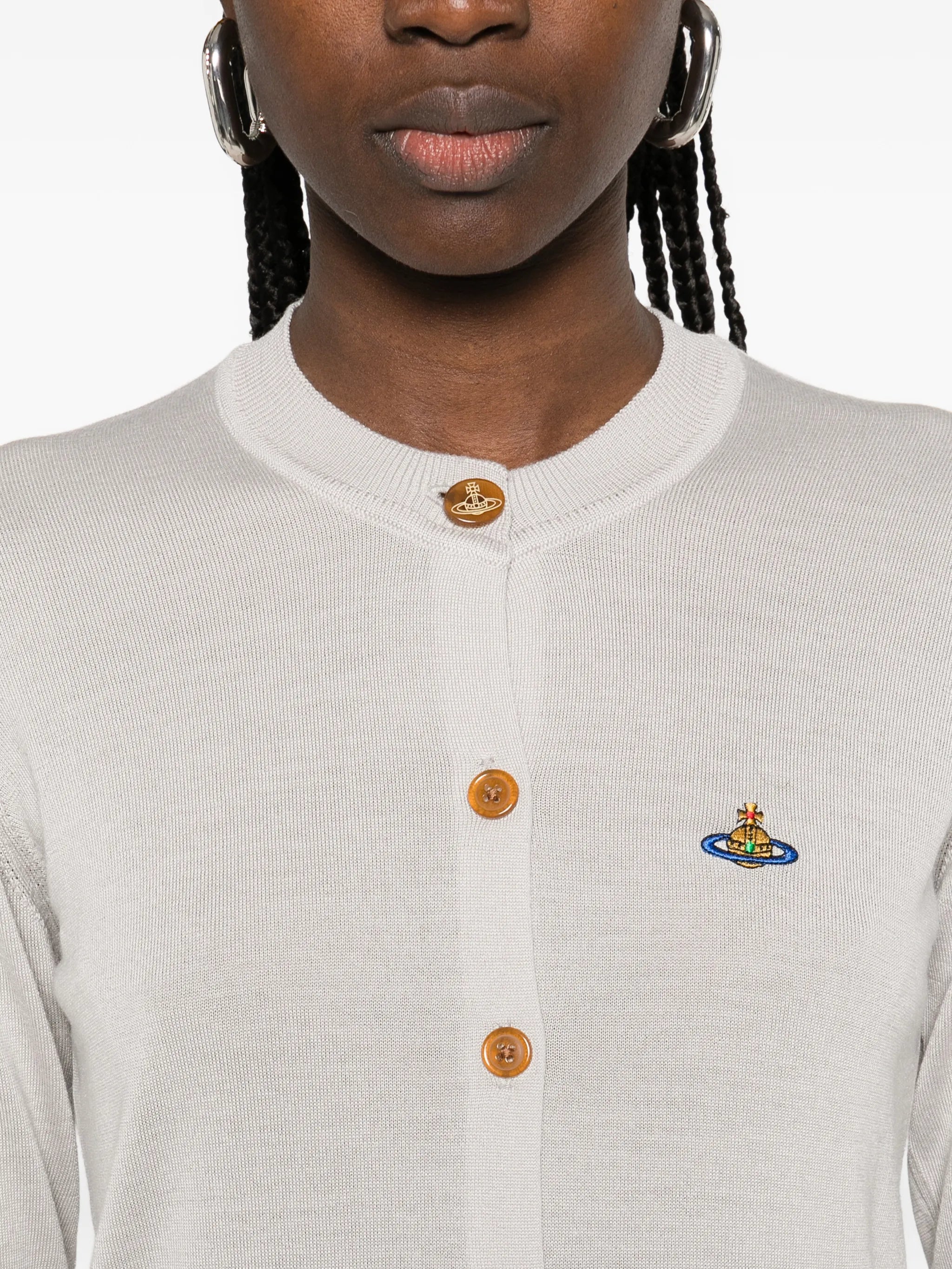 Vivienne Westwood Vivienne Westwood Logo-detail Buttoned Cardigan, view 2