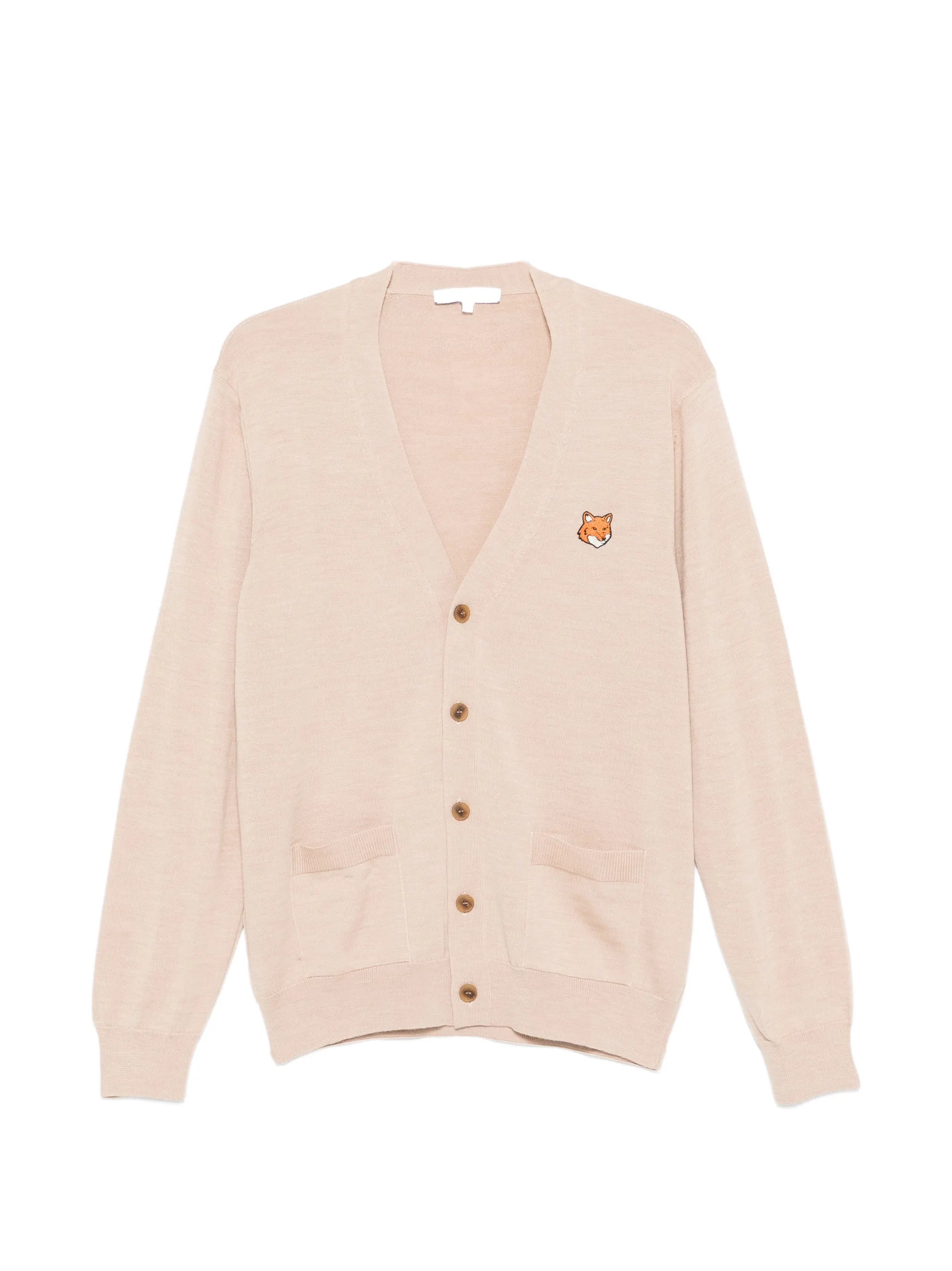 Maison Kitsuné Maison Kitsuné Fox-motif Pocket Cardigan