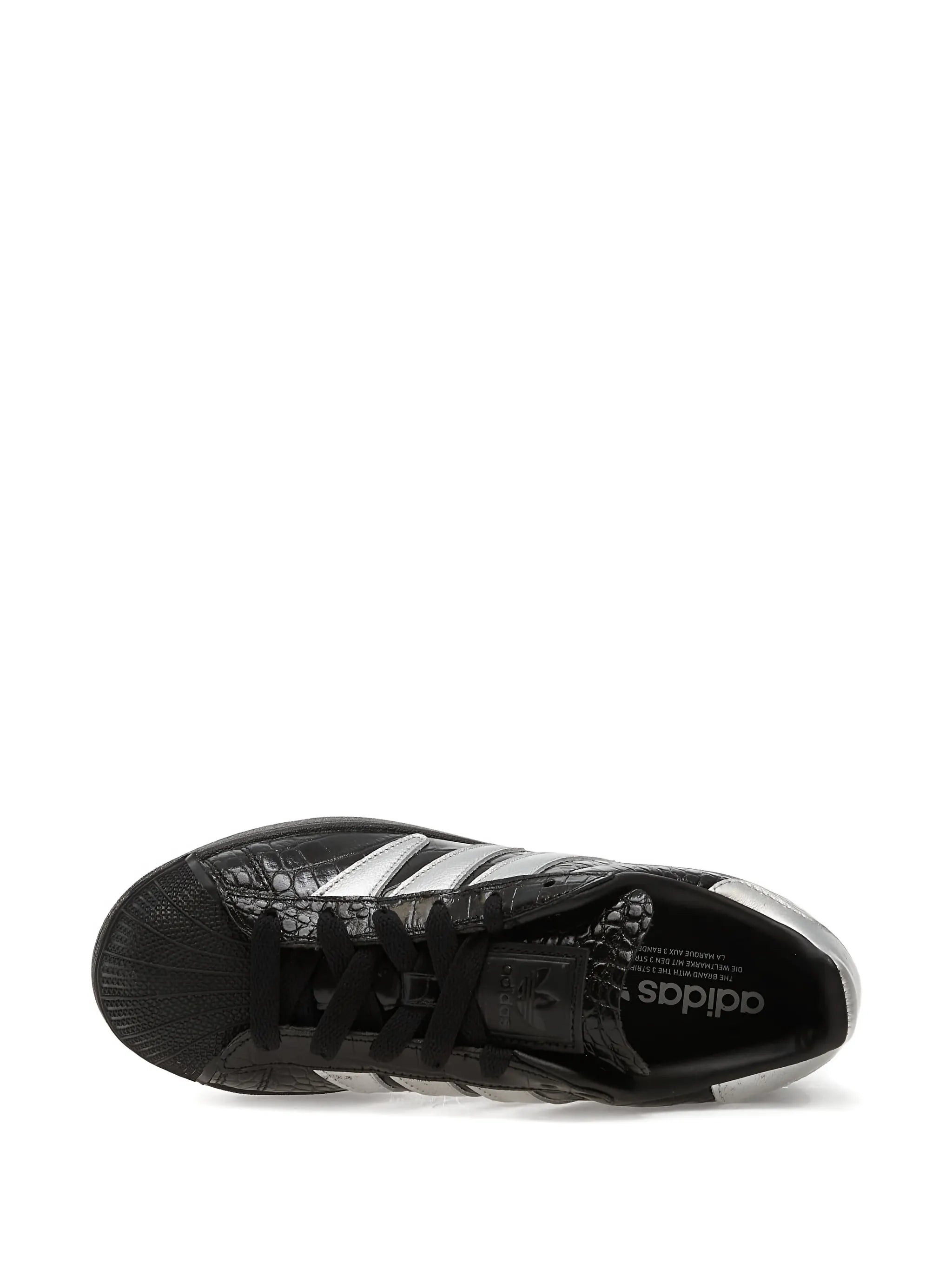 adidas Adidas Superstar II Silver-tone Stripes Sneakers, view 2