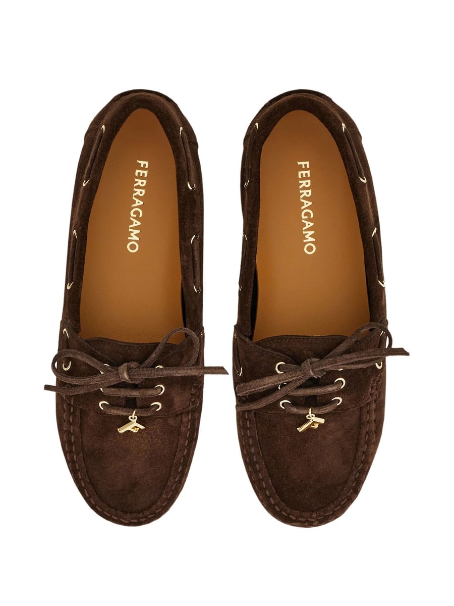 Ferragamo Ferragamo Boat Shoes, view 3