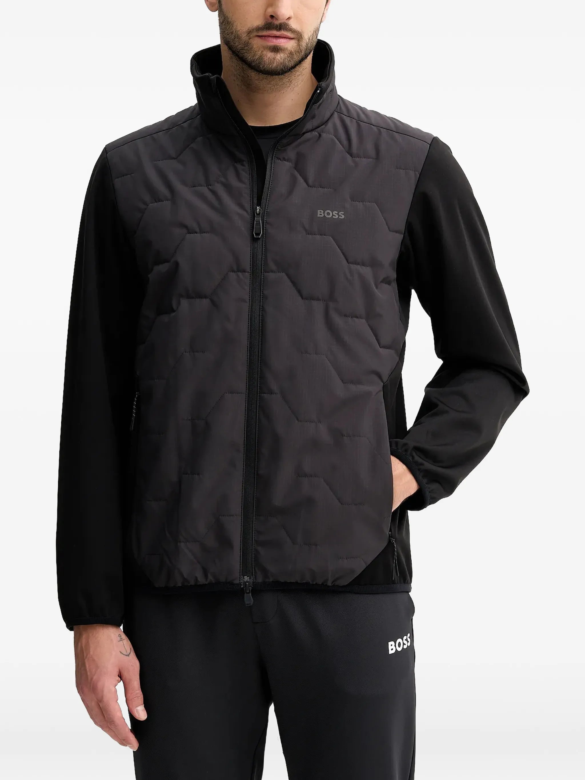 Boss Boss Active Water-repellent Jacket With Four-way Stretch