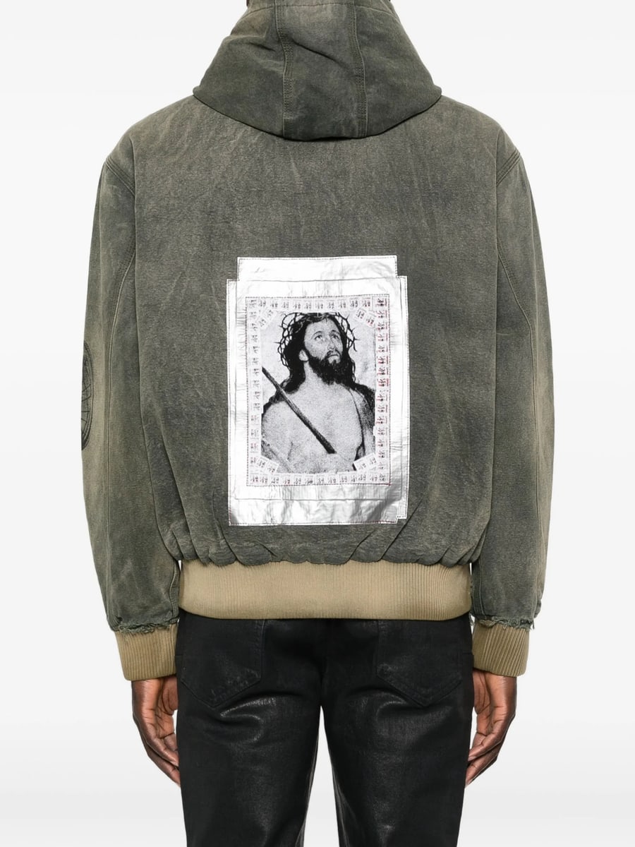 Enfants Riches Déprimés Enfants Riches Déprimés Graphic Hooded Jacket, view 3