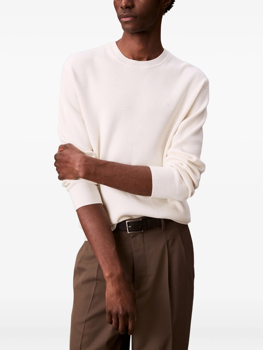 Calvin Klein Calvin Klein Textured Sweater, view 3