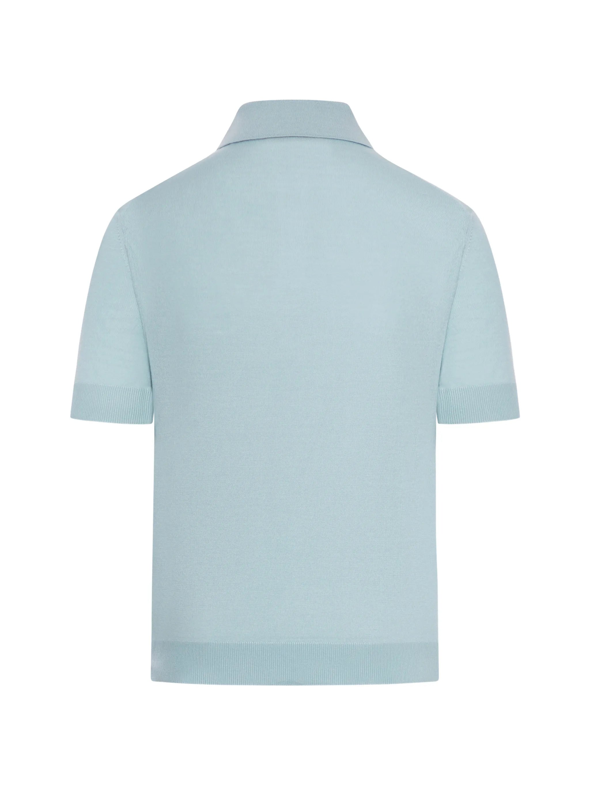 Gucci Gucci WOOL AND SILK KNITTED POLO SHIRT, view 2