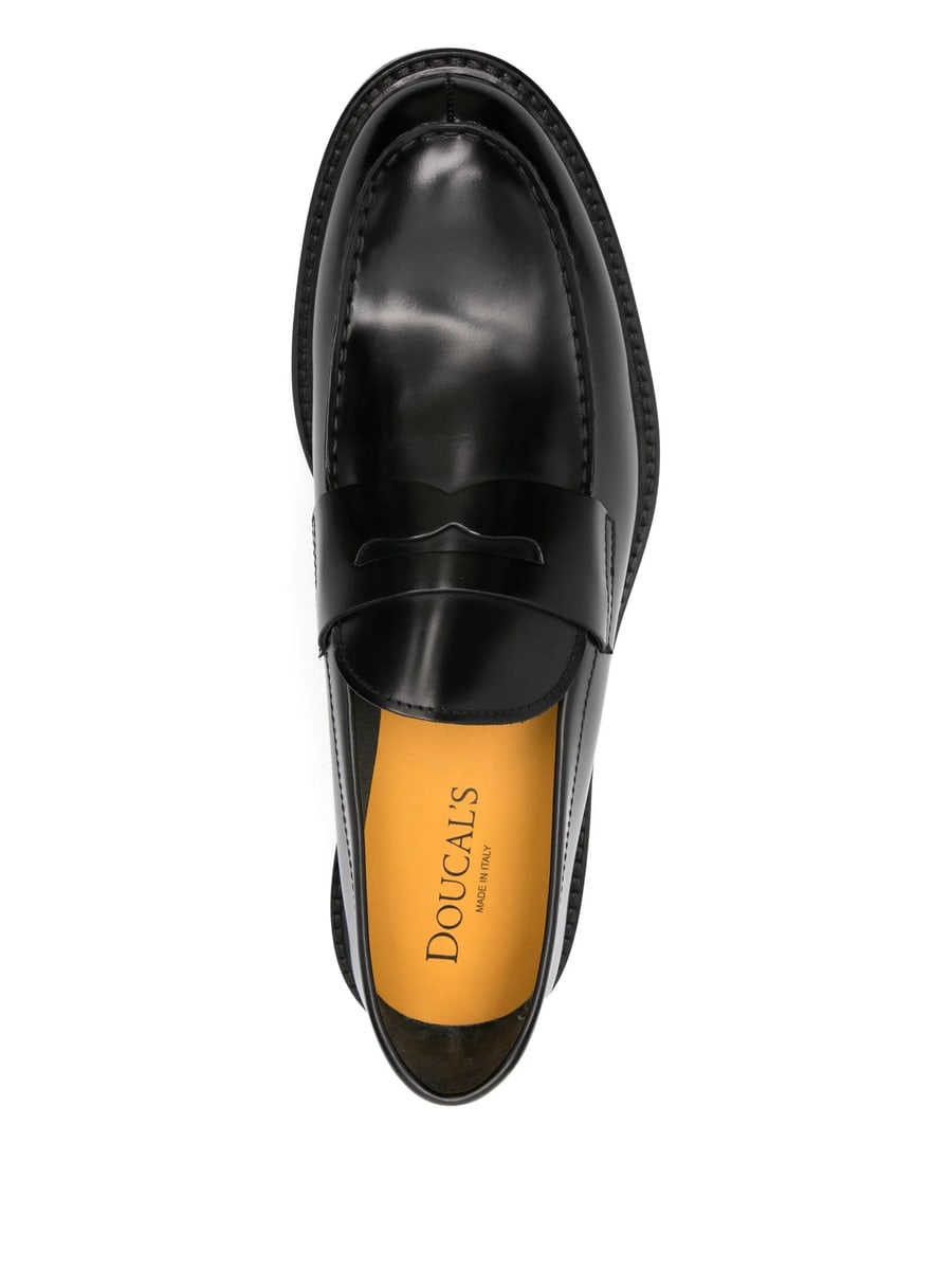 Doucal's Doucal's Penny Leather Loafers, view 3